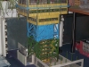 Celkový pohled na pokračování stavby jámové budovy (únor 2011) (4)
