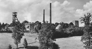 Požár pod porubem na Dole Hedvika v Petřvaldě 13. června 1969