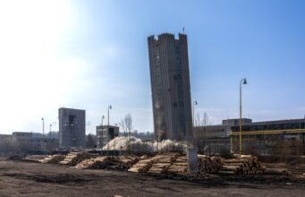 DIAMO odstřelilo skipovou věž ve Staříči